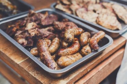 Gourmet Sausages - Beef & Cracked Pepper, Gluten & Preservative Free (Frozen) - Image 4