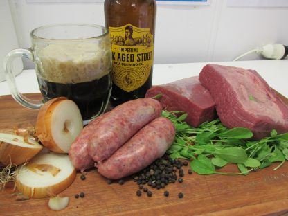 Gourmet Sausages - Beef Stout, Steak & Onion0