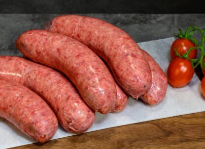 Gourmet Sausages - Beef, Tomato & Onion (frozen)