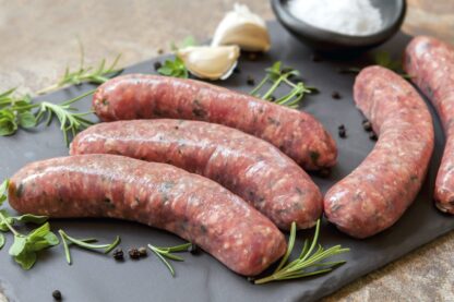 Gourmet Sausages - Roast Beef & Mustard